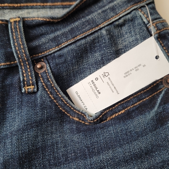 NWT Old Navy Curvy Mid Rise Jeans Size 0 - Picture 11 of 13
